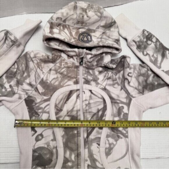Lululemon  * Scuba Hoodie Jacket  Unicorn Tears Size 4 Jacket Thumb Hole Rare - Picture 4 of 10